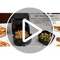 BYKITCHEN 5.5-inch Small Silicone Air Fryer Liners (2-Pack) for 1.5-3 QT
