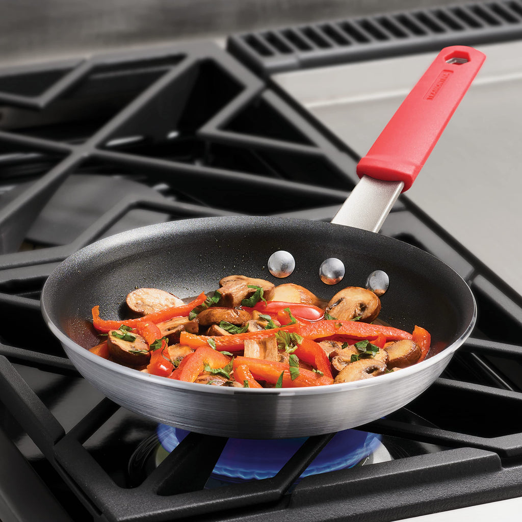 Tramontina Fry Pan Stainless Steel Tri-Ply Clad 12-inch, 80116/007DS & Professional Fry Pans (8-inch)
