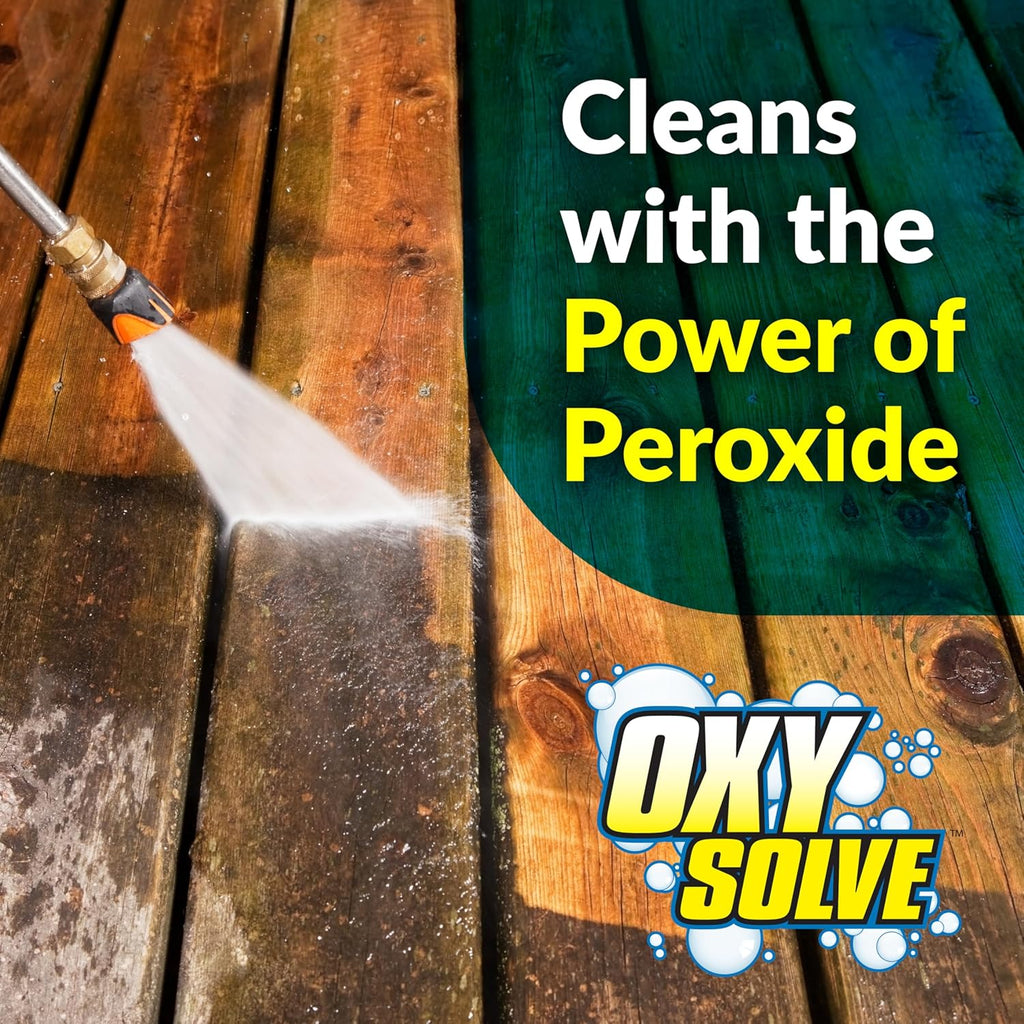 Simple Green Oxy Solve Pressure Washer Cleaner - Unscented, Colorless to Pale Straw, 128 Fl Oz