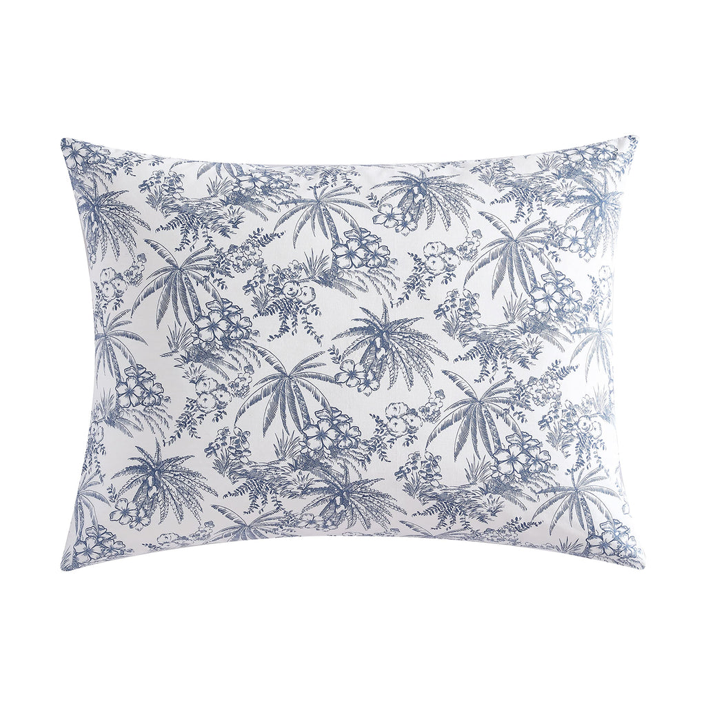 Tommy Bahama- King Duvet Cover Set, Reversible Cotton Bedding Set with Matching Shams, Coastal Bedding Set (Pen and Ink Blue, King)
