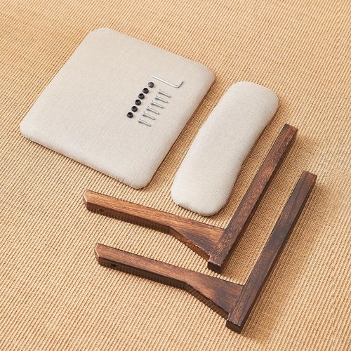 GZQWDC Meditation Chair with Back Support,Japanese Floor Chair,Back Jack for The Floor,Floor Seating,Tatami Floor Seats