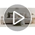 FUTEI Pack of 2 Smoke Gray Faux Linen Throw Pillow Covers 12x20