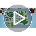 St. Patrick's Day Shamrock Window Clings - 9 Sheets of Reusable Decor