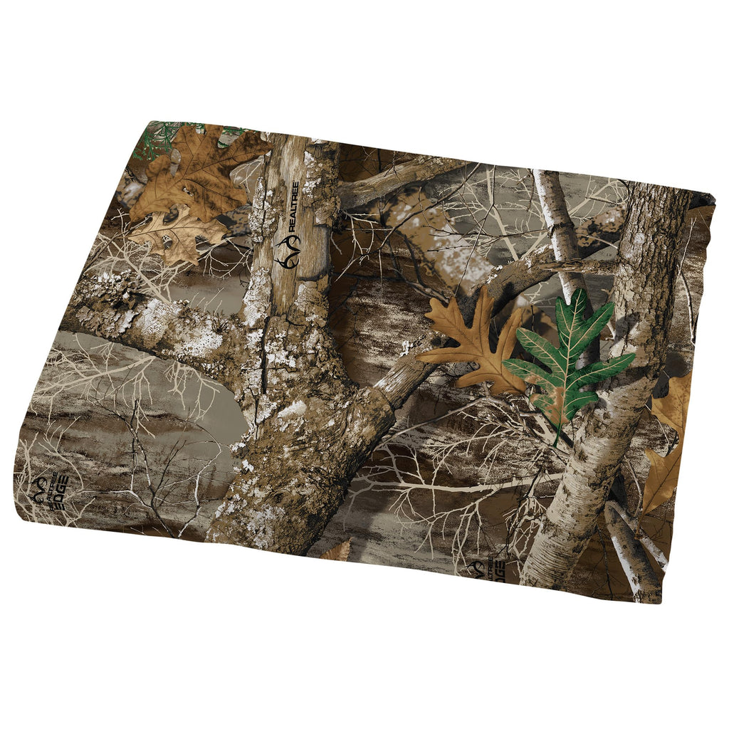 Northwest Realtree 4-Piece Queen Size Sheet Set, 1 Fitted Sheet, 1 Flat Sheet, 2 Pillowcases, Camo Bedding, Cabin Sheets, Edge Camo