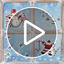 57 PCS Winter Christmas Window Cling Stickers - Cute Holiday Decor