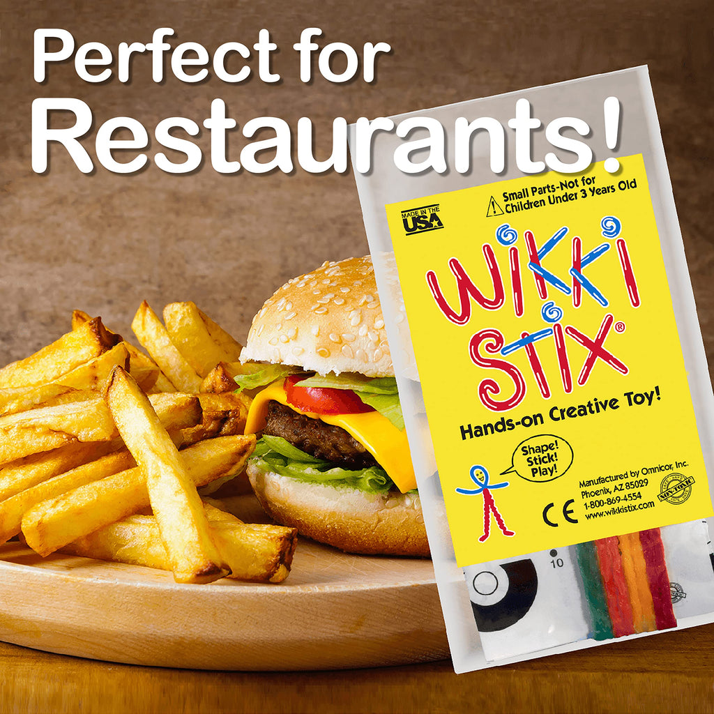 Wikki Stix Mini Play Paks, contains 100 individual paks! Great for parties, travel, classrooms, award/incentives, restaurants, and Christmas gift giving, Made in the USA