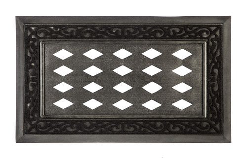 Evergreen Sassafras Doormat Insert Bundle & Tray Set of 5, Spring Summer Fall Winter Interchangeable Entrance Door mats Indoor and Outdoor Welcome Mat 30 x 18 Tray Non Slip Backing Low Profile