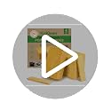 Yellow 4 Pack Compostable Thicker Pop-Up Dish Sponges Non-Scratch Plant-Based
