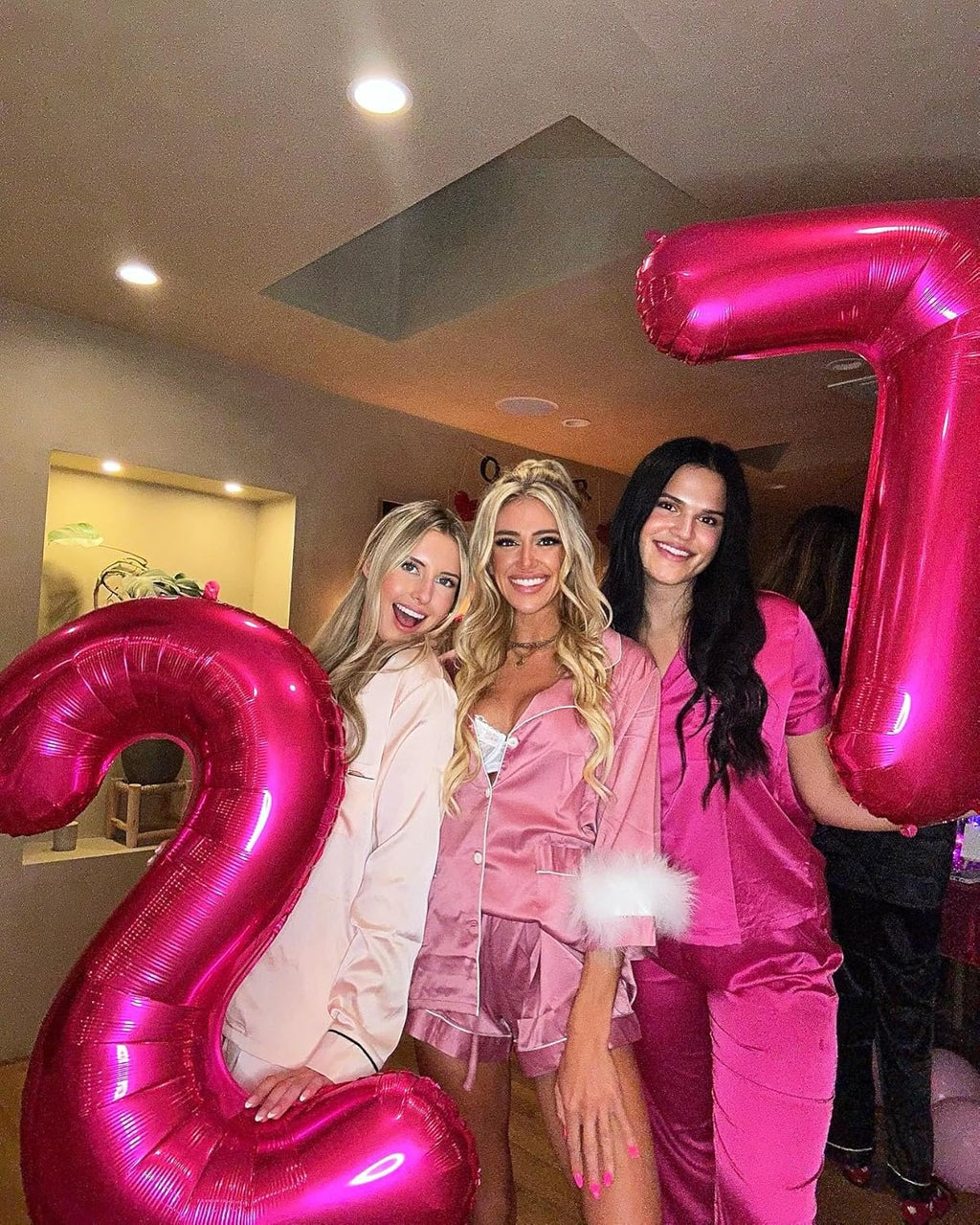 Number 7 Balloon by [Brand Name] - 40 Inch Hot Pink Giant Foil Balloon for 7th Birthday Party Decorations