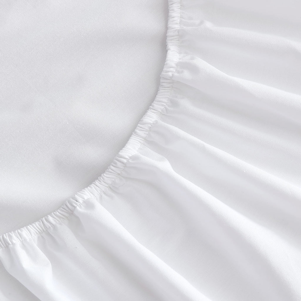 Nautica - King Sheet Set, Cotton Percale Bedding Set, Crisp & Cool, Lightweight & Breathable (White, King)