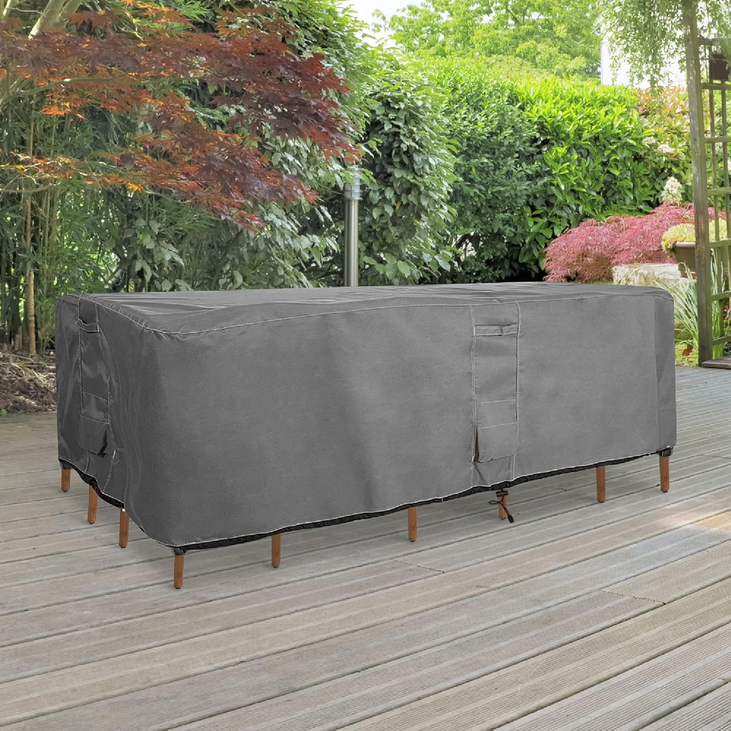 Patio Table & Chair Set Cover - Durable, Water-Resistant Outdoor Furniture Protection | Large Size