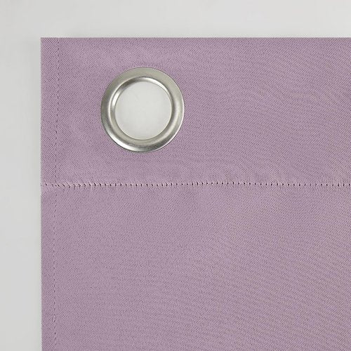 Sun Zero Easton Energy Saving Blackout Grommet Curtain Panel, Lavender, 40" W x 63" L (1 Panel)