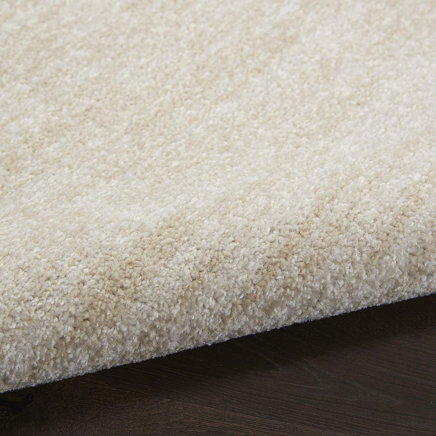 Nourison Home Area Rug - Essentials Ivory Beige 10' x 14' | Easy Clean, Non-Shedding for Any Room