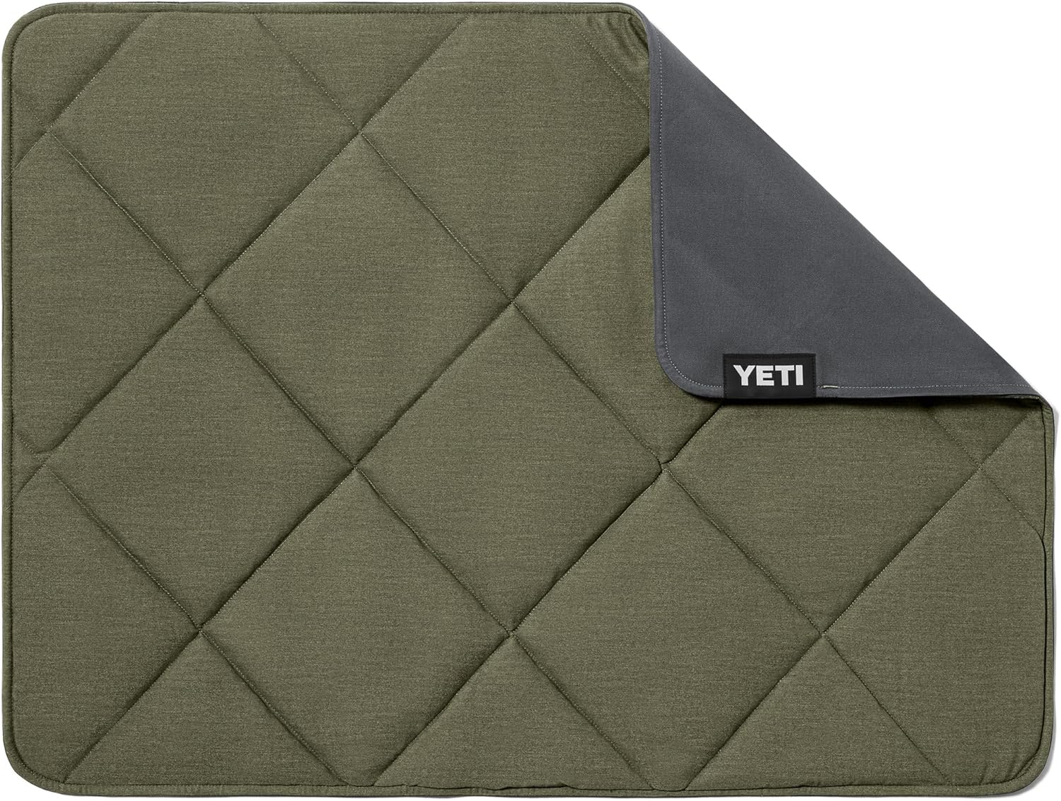 YETI Small Lowlands Blanket - Cozy Olive Green Outdoor Essential for Comfort and Warmth