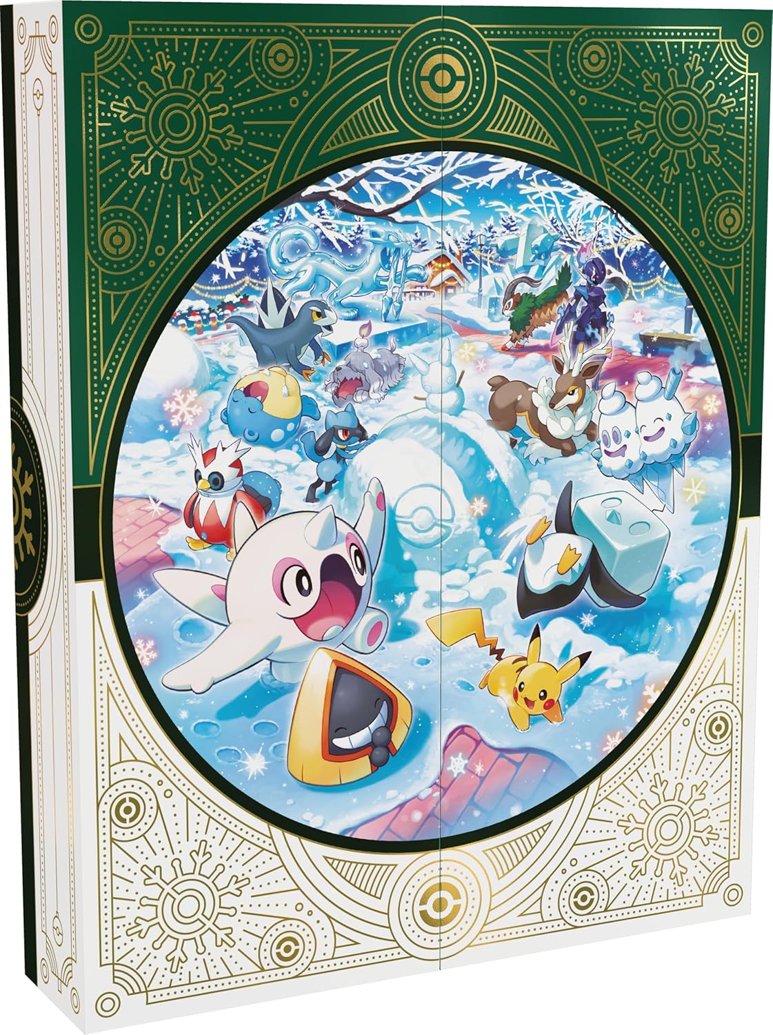 Pokémon TCG Holiday Calendar - 8 Foil Promo Cards & 5 Booster Packs Included