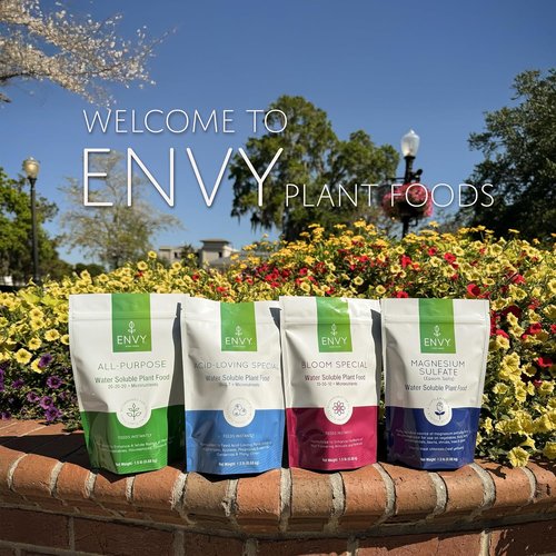 ENVY Bloom Plant Fertilizer - Special Formula for Flowering Plants, 1.5 lb | Pet Safe & Water Soluble, Made in USA