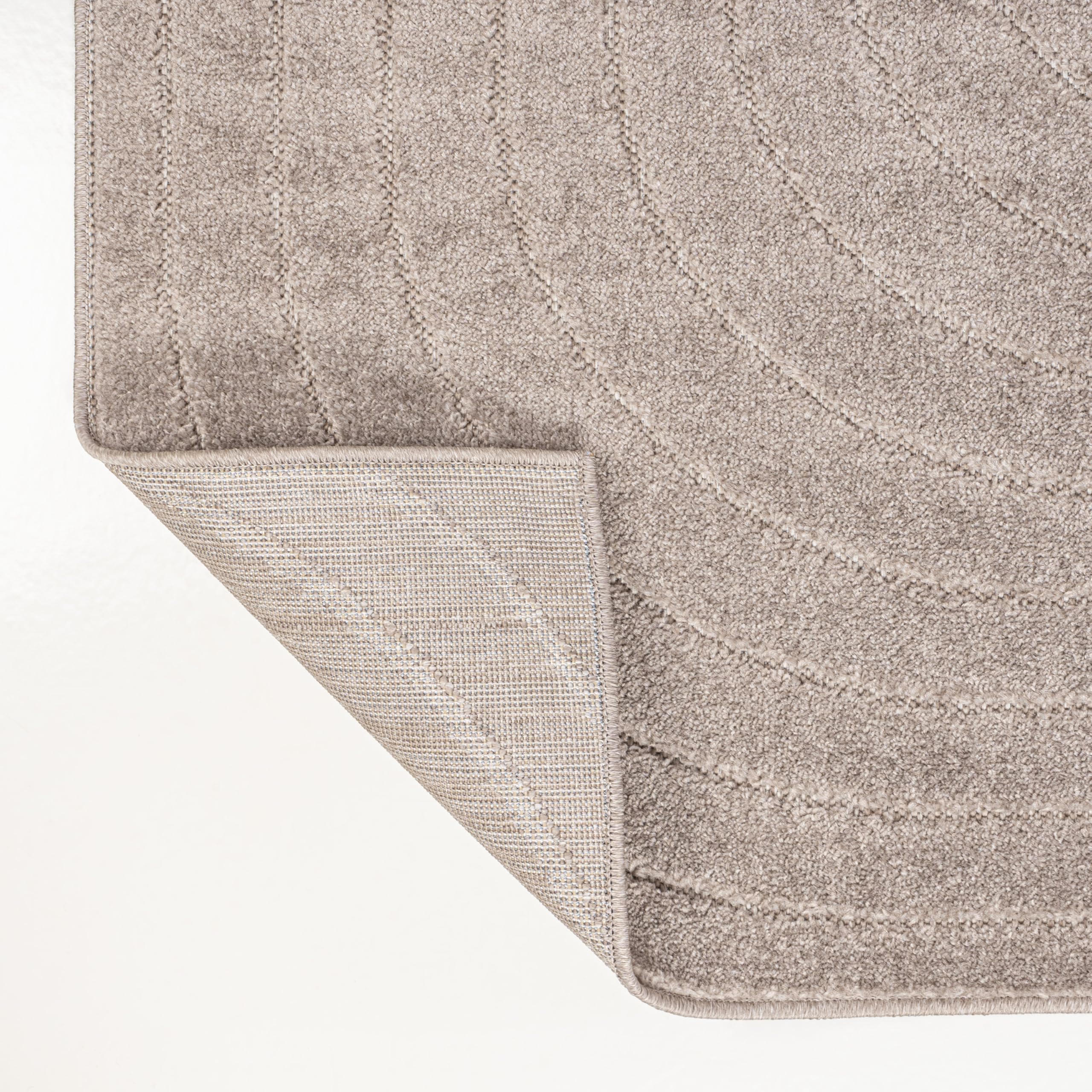 JONATHAN Y Odense High-Low Angle Light Taupe 8x10 Indoor/Outdoor Area Rug for Patio, Backyard, Living Room, Bedroom, Office, Hose-Washable (SCN101C-8)