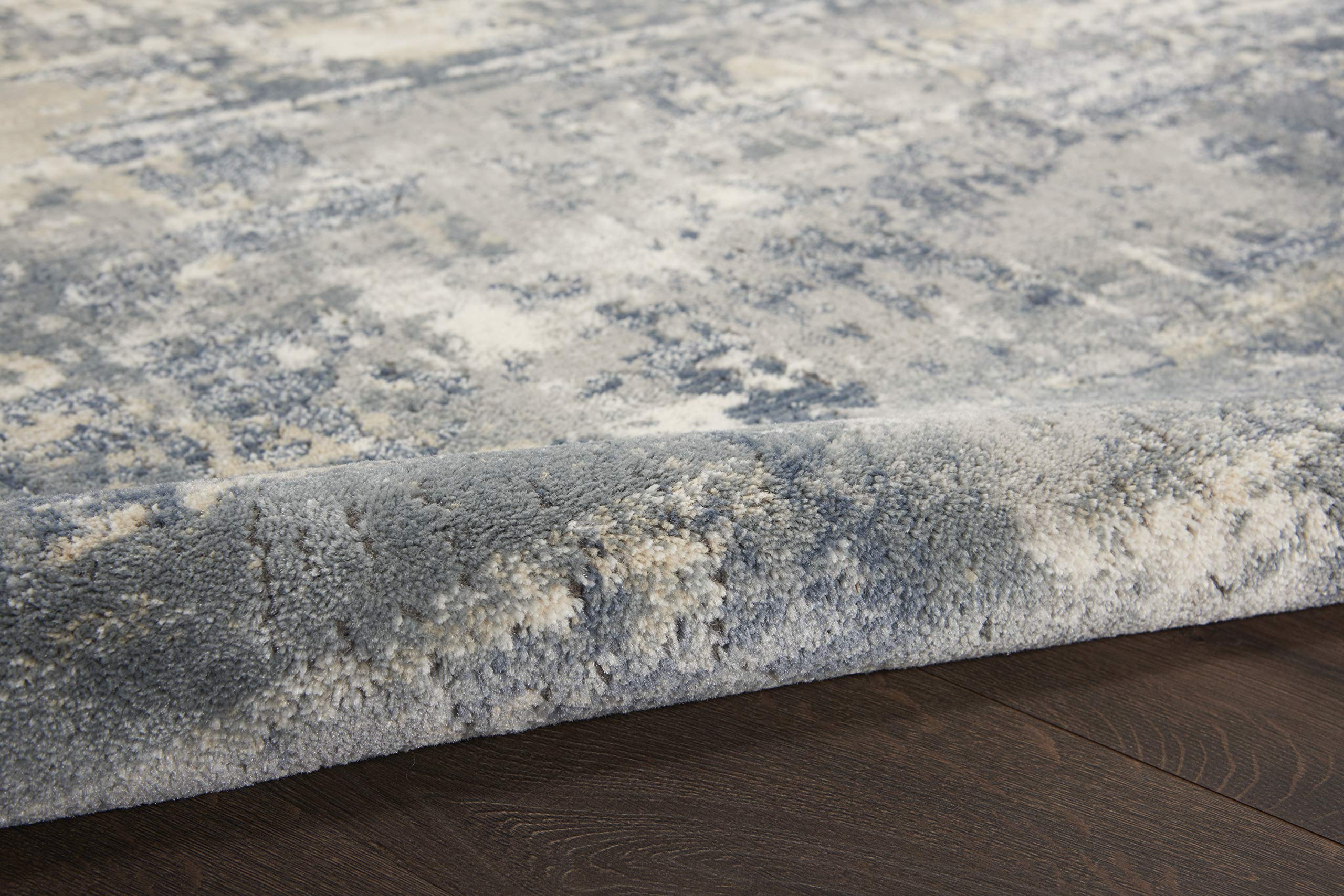 Nourison Home Concerto Grey Beige 2'2" x 7'6" Area Rug - Easy Clean, Non Shedding, Bed Room, Living Room, Dining Room, Kitchen (8' Runner)