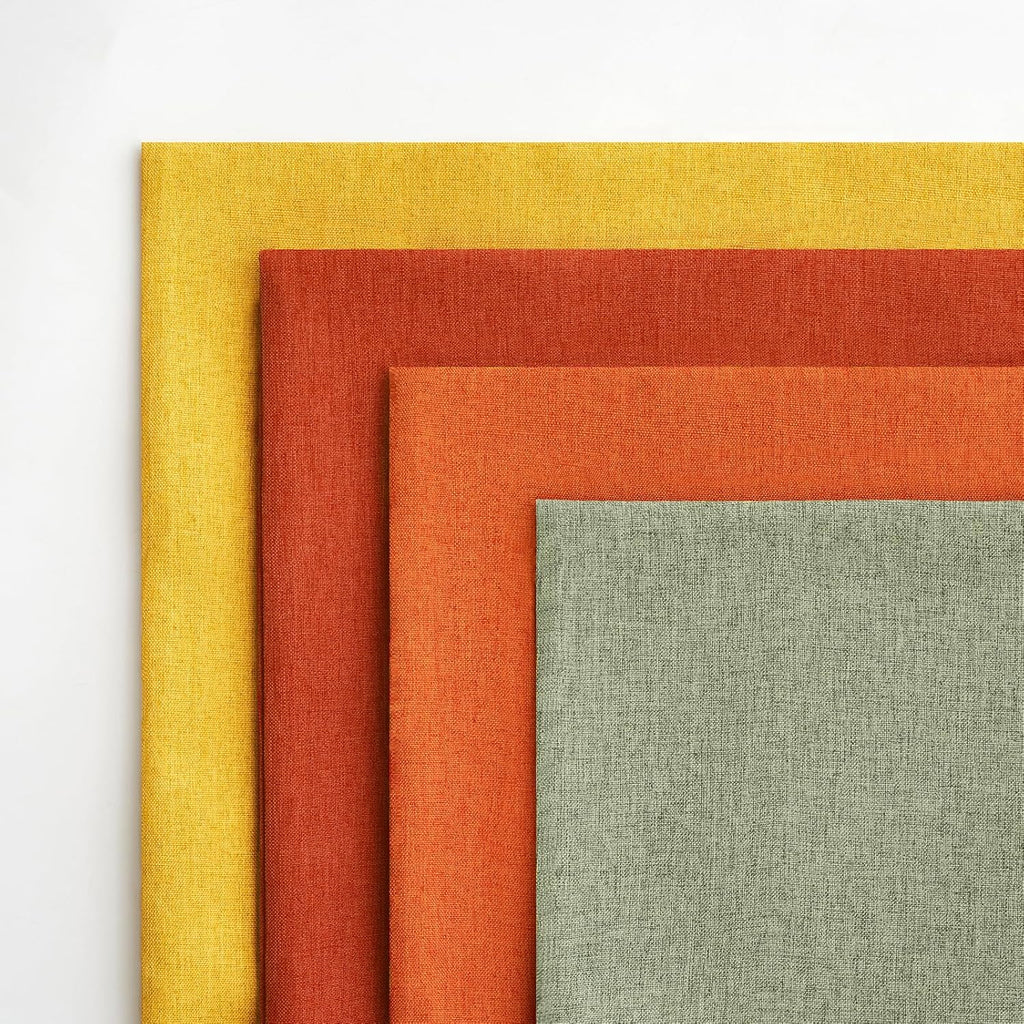 MIULEE Decorative Outdoor Throw Pillow Covers - Waterproof Linen Cushion Cases | Pack of 4, 18x18 inch, Rust Green for Halloween & Patio