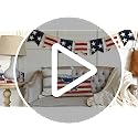Red & Blue 12x20 Inch Patriotic Pillow Cover for 4th of July & Memorial Day Decor