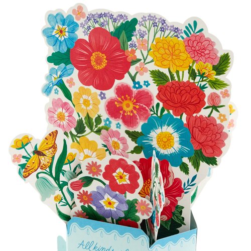 Hallmark Paper Wonder Pack of Pop Up All Occasion Cards, Displayable Bouquet (12 3D Cards and Envelopes)