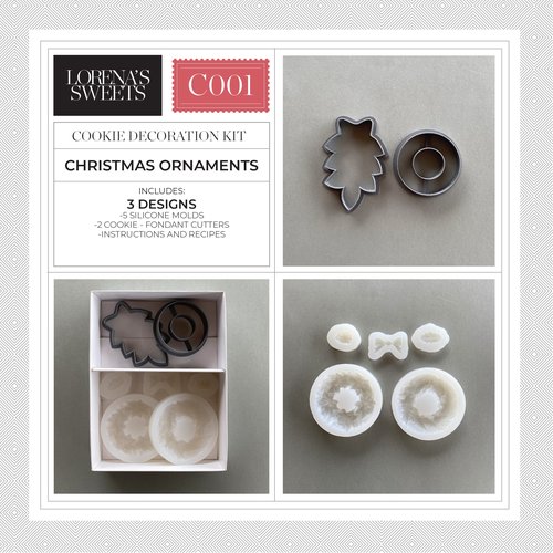 Lorena's Sweets Cookie Decoration Kit Christmas Ornaments