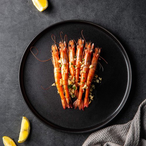 AmorArc Stoneware Dinner Plates Set of 6, 10.5 Inch Reactive Matte Glaze Ceramic Plates Set, Modern Dinnerware Dish set for Kitchen,Microwave, Dishwasher Safe, Scratch Resistant - Matte Black