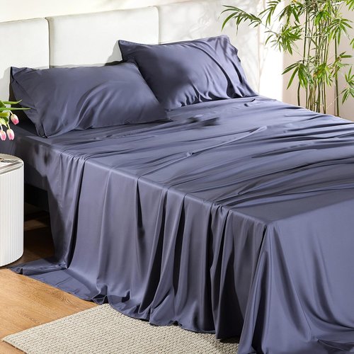 Bedsure Cooling Sheets - 100% Cotton Queen Size Bedding Set for Ultimate Comfort