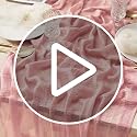 Pink Cheesecloth Table Runner 10ft 3 Pack - Boho Wedding Decor