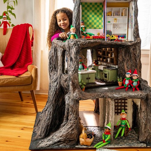 Elf on the Shelf | Elf Mates Toy Maker - Enchanted Forest Edition Doll with Scarf & Earmuffs for Ages 3+