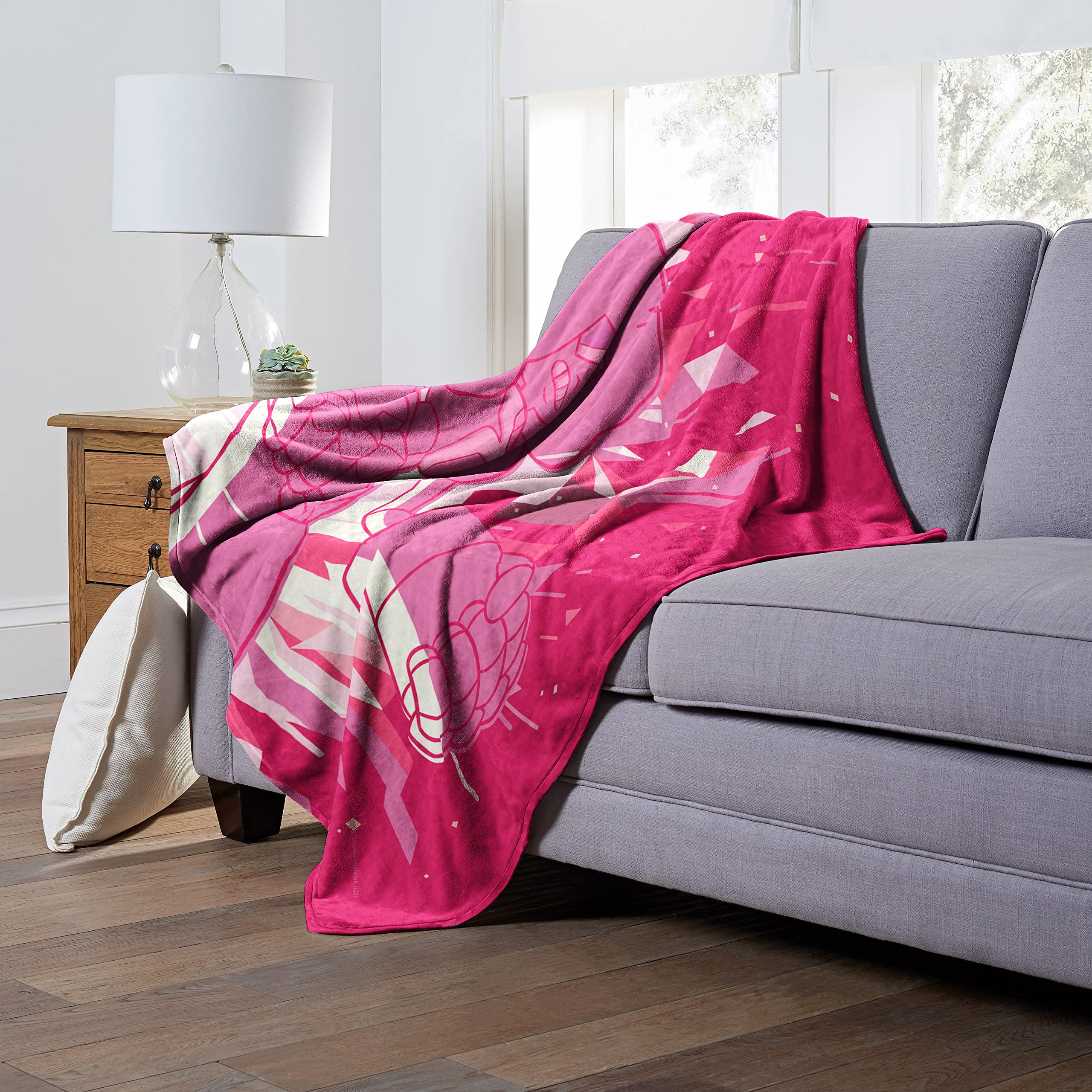 Northwest Steven Universe Silk Touch Throw Blanket, 50" x 60", Garnet Crystal Burst