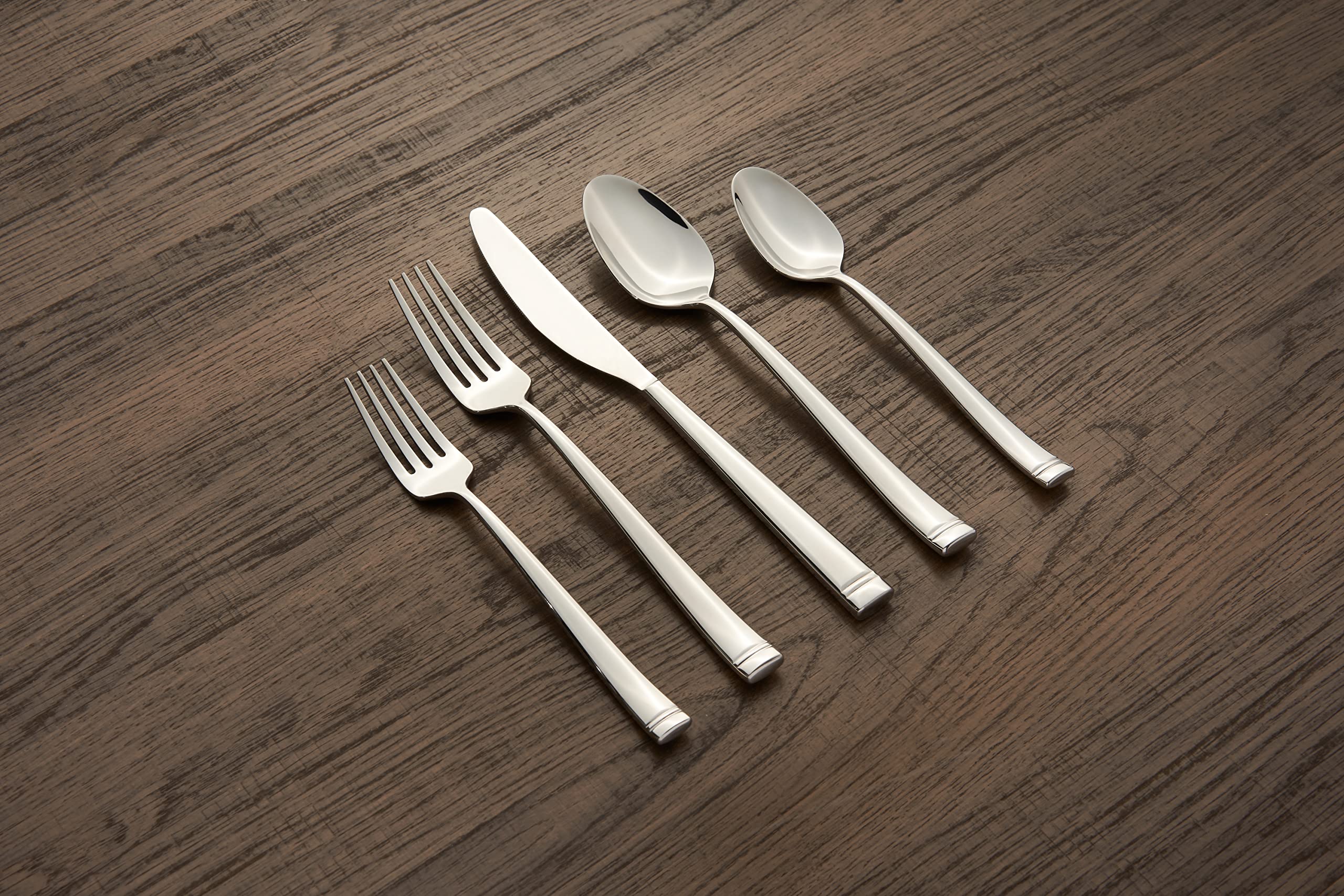Cambridge 348820CNW12R Kingsland Mirror 20-Piece Flatware Set