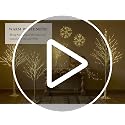 4FT Lighted Birch Tree with 8 Functions - Indoor & Outdoor LED Decor