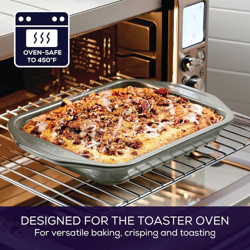 Circulon Total Bakeware Nonstick Pizza Pan Baking Set - 4-Piece Toaster Oven Essentials