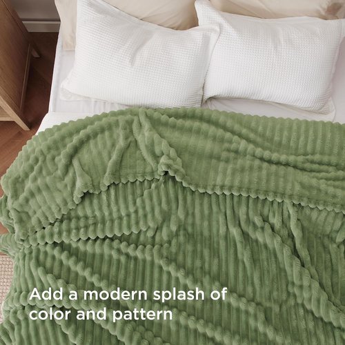 Bedsure GentleSoft California King Size Blanket - Cozy Soft Fleece Throw for Women | 102x96 Inches