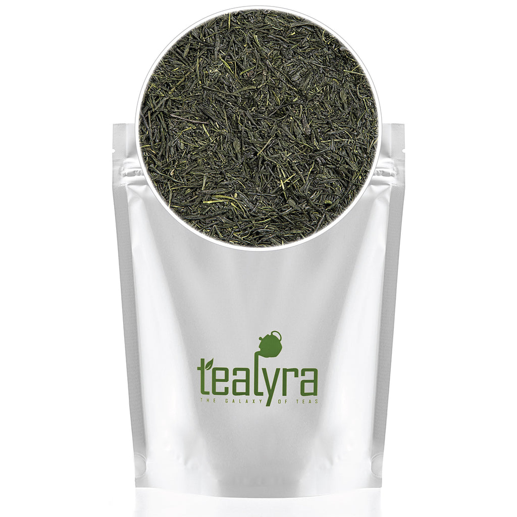 Tealyra - Handmade Premium 1st Flush - Gyokuro Green Tea - Grown in Yame Japan - Loose Leaf Tea - Caffeine Medium - 200g (7-ounce)