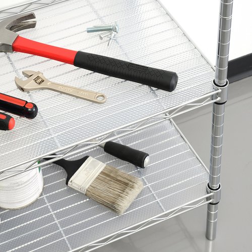 Con-Tact Brand Premium Plus Non-Adhesive Shelf Heavy Duty and Multi-Functional Drawer Liner, Protect and Organize Your Shelves and Drawers, 12" x 6', Nova Crystal Clear, Pack of 6 Rolls