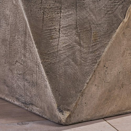 Christopher Knight Home Manuel Weight Concrete Accent Table, Light Gray