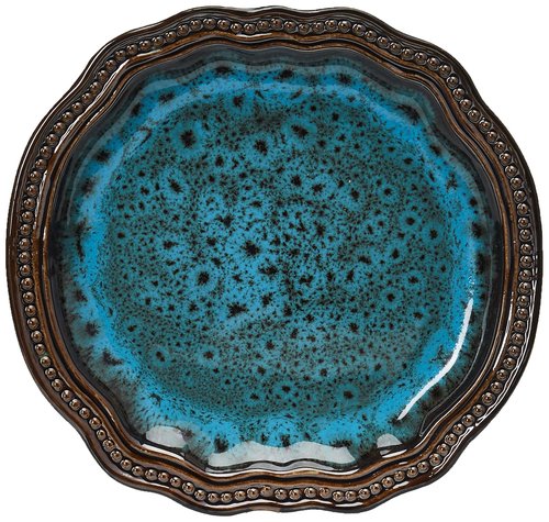 Elama’s Mystic Waves 16 Piece Dinnerware Set