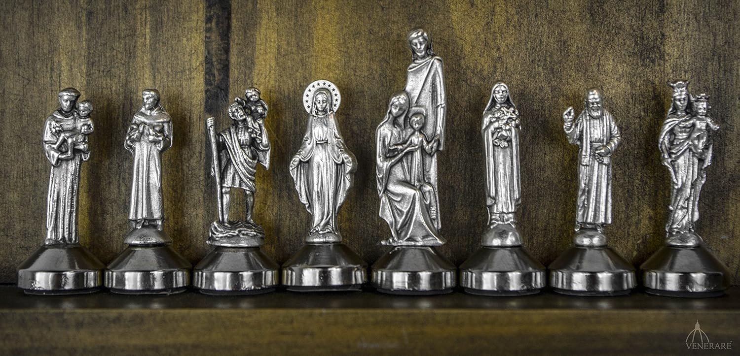 Venerare Saint Anthony Catholic Devotional Statue - Perfect for Home or Office Decor