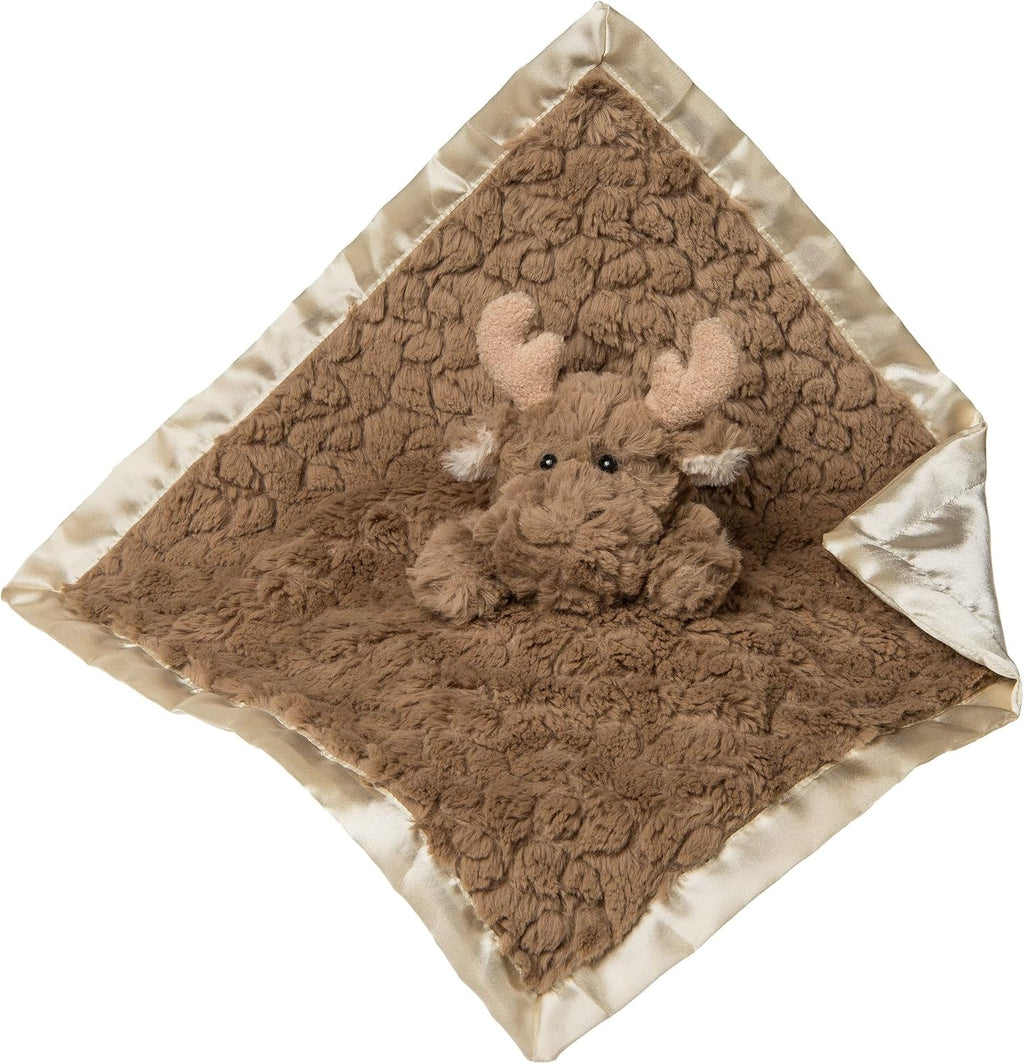 Mary Meyer Baby Lovey Putty Security Blanket - Soft Moose Stuffed Animal Toy for Newborns & Toddlers | 13 x 13 Inches