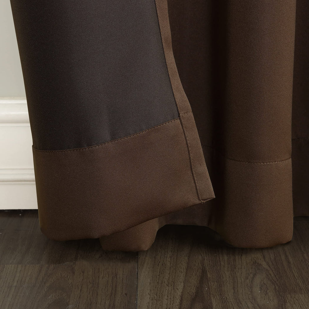 Sun Zero Barrow Energy Efficient Rod Pocket Curtain Panel Pair 54" x 84"