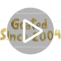 Gold Glitter Banner - Pre-Strung 22nd Birthday & Anniversary Decoration