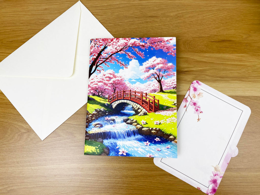 3D Pop Up Greeting Card – Handmade Cherry Blossom Tree Card for Spring, Birthday, Mother's Day, Wedding – Laser Cut Sakura Card with Envelope – Unique Floral Gift for Women, Friends, Family