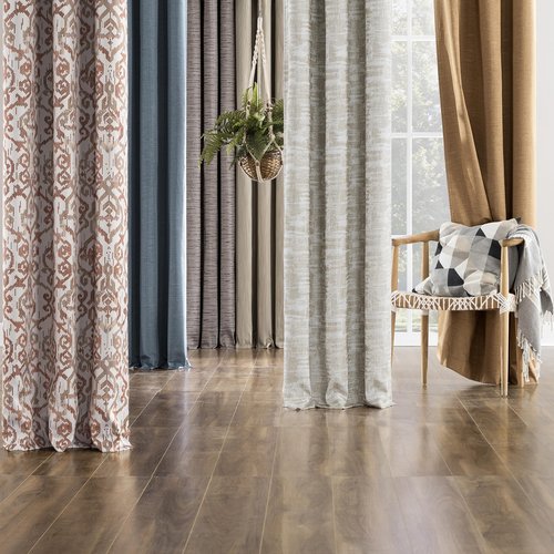 Sun Zero Parrish Distressed Grid Thermal Extreme Total Blackout Grommet Curtain Panel, 40" x 84", Grey
