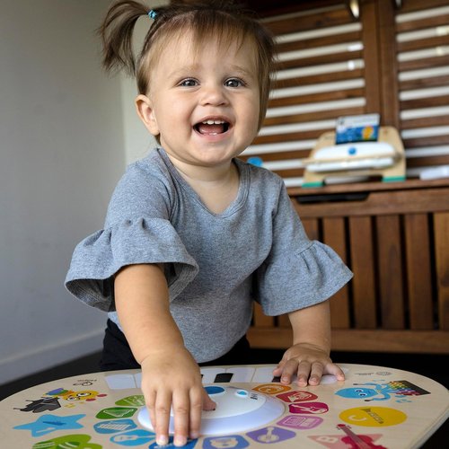 Baby Einstein Clever Composer Tune Table - Magic Touch Electronic Wooden Activity Toy for Toddlers, 6 Months+