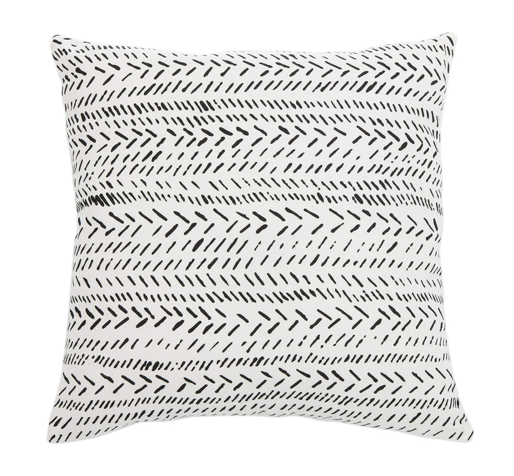 SAFAVIEH Sarden 18-inch Black and White Decorative Throw Pillow