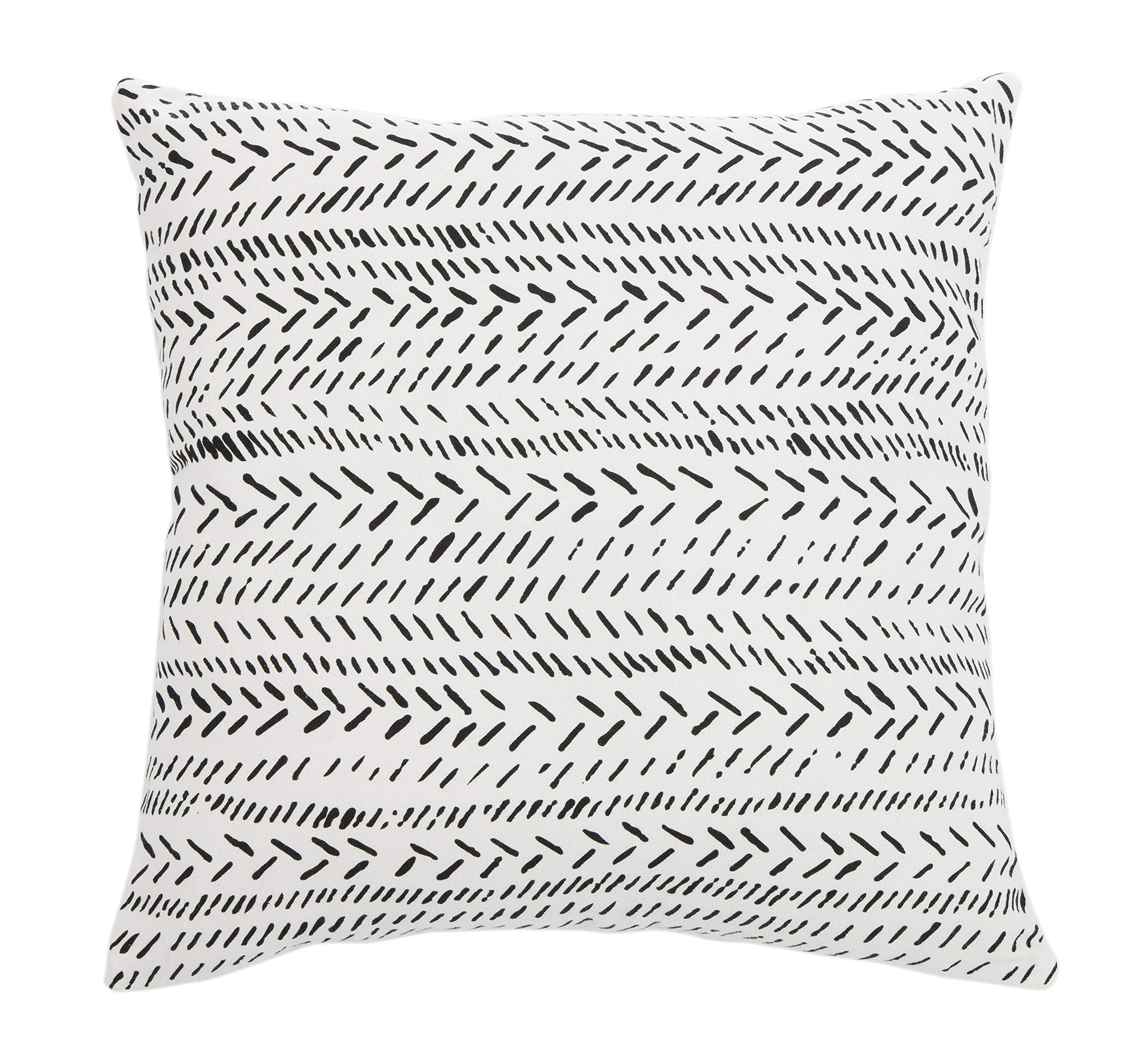 SAFAVIEH Sarden 18-inch Black and White Decorative Throw Pillow