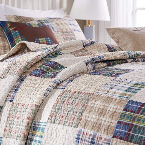 Greenland Home 2-Piece Oxford Quilt Set, Twin, Multicolor