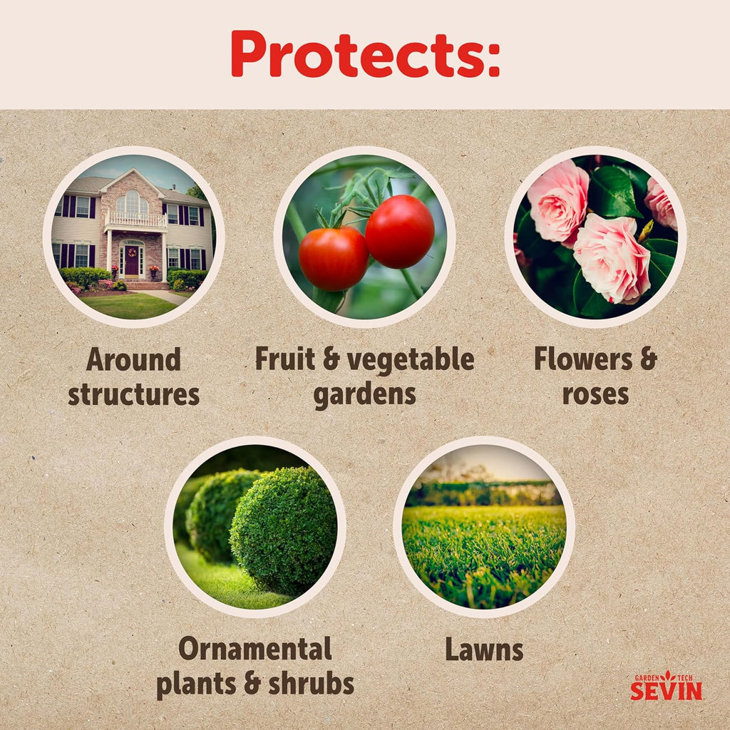 Sevin Insect Killer Dust | Effective Pest Control - 3LB Size for Home and Garden